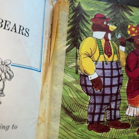 Vintage Walt Disney Goldilocks and the Three Bears Disneyland Record and Book - Picture 6 of 8